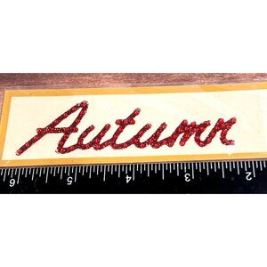 Intl Greetings Glitter/Gem Sticker Autumn/Fall Theme Embellishment